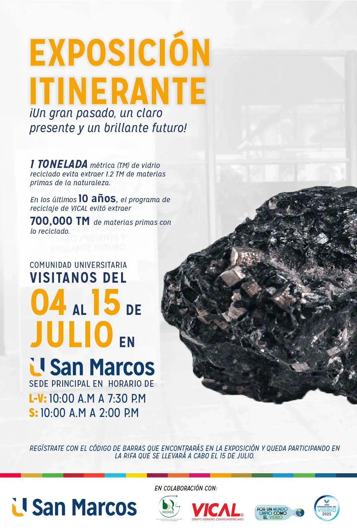 Invitación Exposición del Vidrio