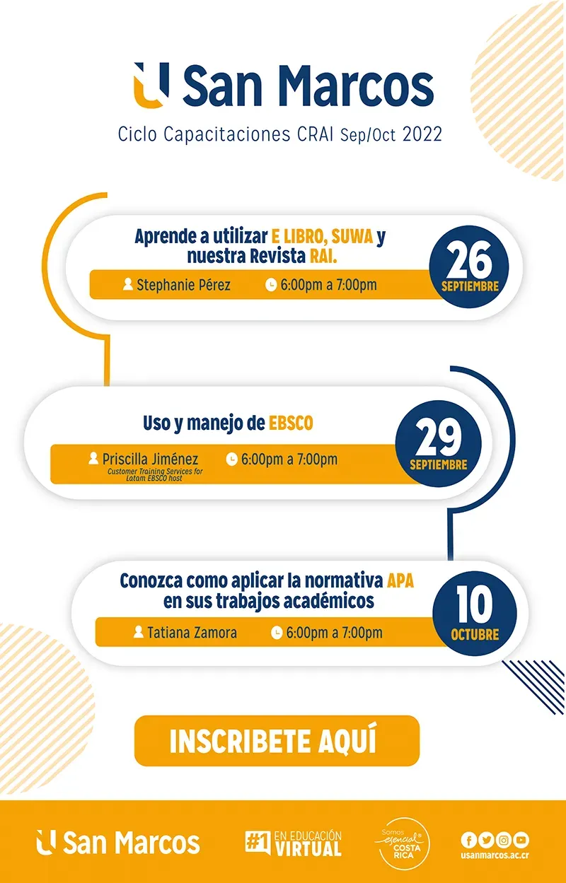 Ciclo de Capacitaciones CRAI 2022