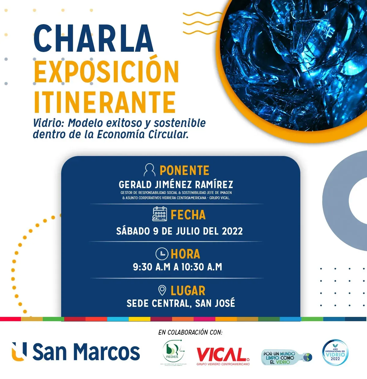 Charla Exposición Itinerante Sobre el Vidrio