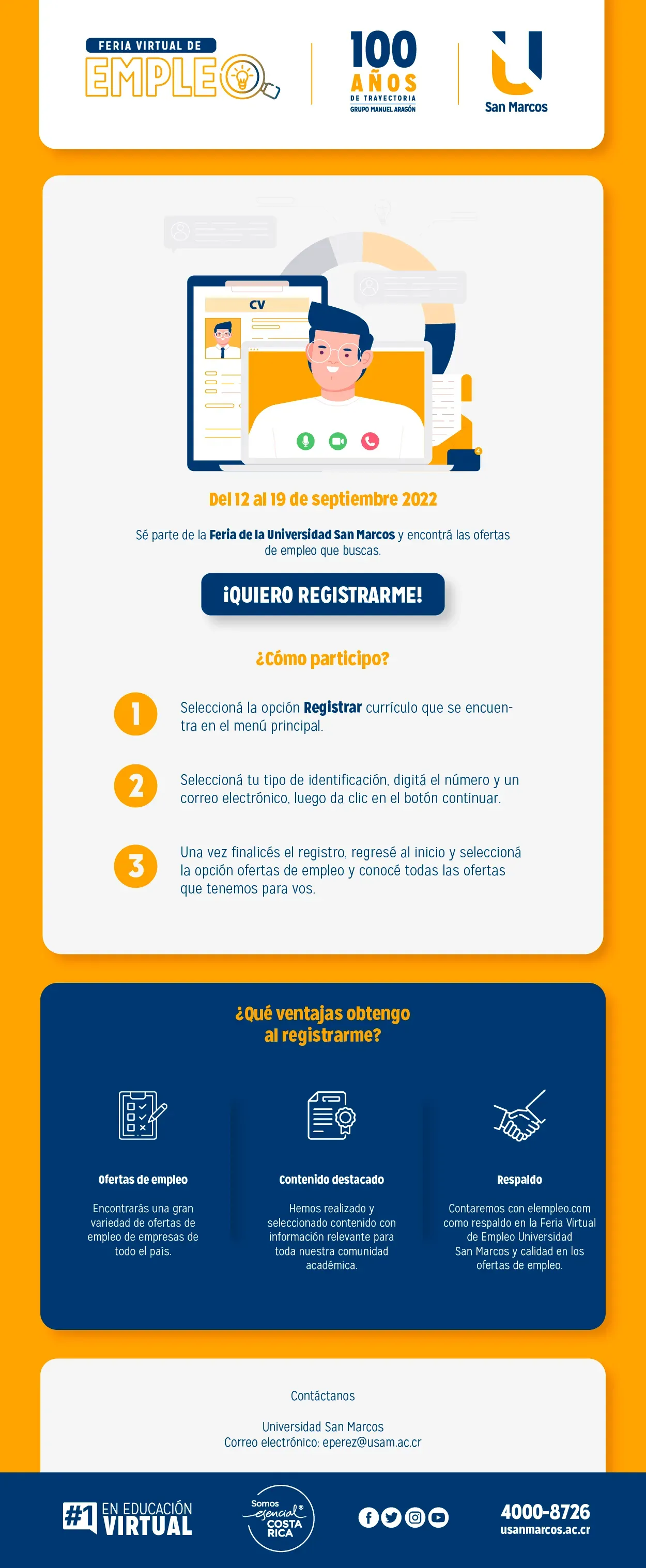 II Feria Virtual de Empleo U San Marcos